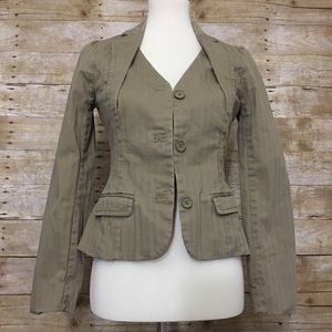 ELEVENSES long sleeve three button blazer